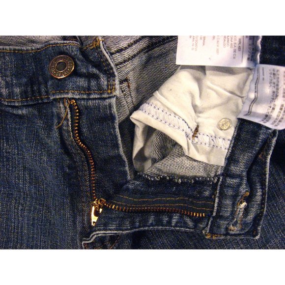 LEVIS 515 Womans CUTOFF JEAN SHORTS W 29 Blue Denim Red Tab Daisy Dukes - Picture 4 of 10